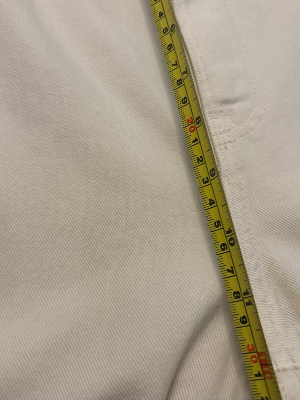 Gap Birch Ivory Low Rise Stride Jeans SZ 18/34 Denim Wide Leg Baggy Slouchy NWT - Picture 6 of 12